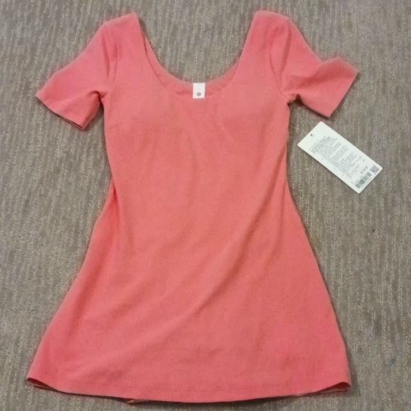 lululemon align short sleeve dress Align B/C Nulu mini dress - black